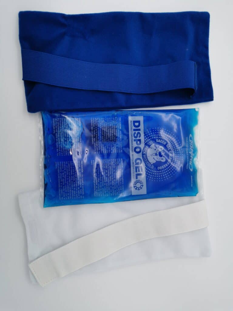 Hoes voor koud-warm kompres met elastiek afm. 12x29cm.