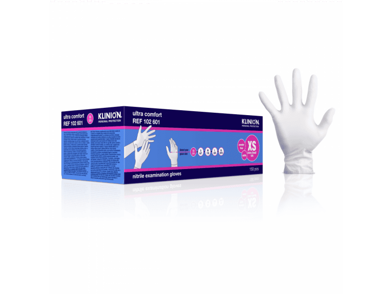 Nitril handschoenen Ultra comfort Klinion in doos 150 stuks