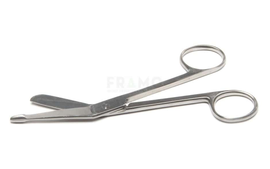 Lister verbandschaar 14 cm RVS afd.